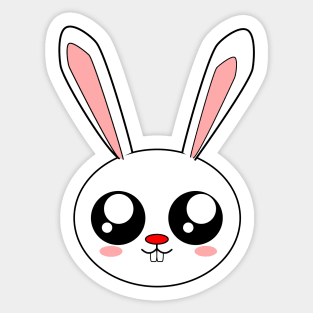 Toothy Bunny Sticker